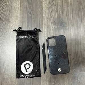 Loopy Case Sparkling Black Phone Cover